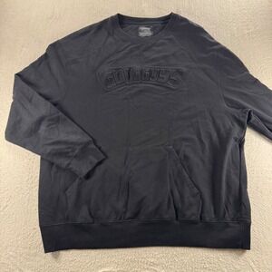 GOODGUYS Logo Black Sweatshirt Pullover‎ Pocket Crew Neck Mens 2XL Extra Large